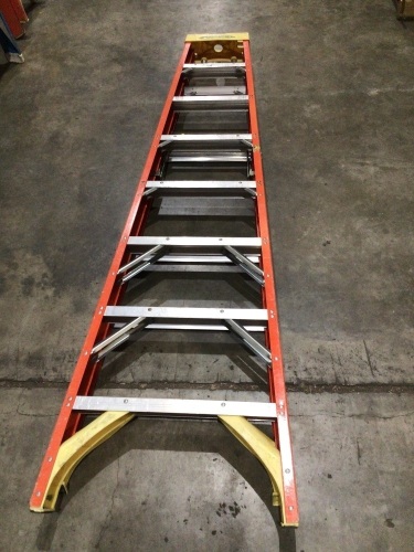 Werner Single Sided Step Ladder 2.4m Orange