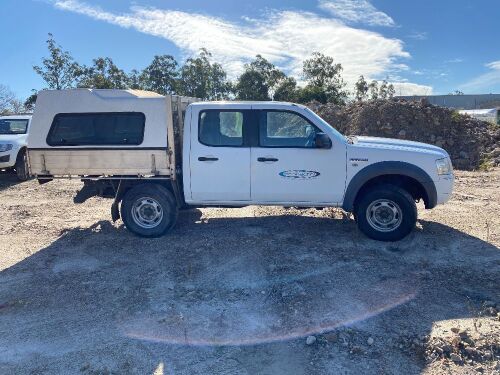 2008 Ford Ranger PJ 4x4 Crew Cab Utility tray with canopy
