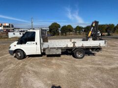 2005 Ford Transit 135 T430 Tray Truck with Crane - 2