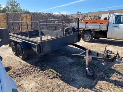 2015 8x5 Tandem Trailer Grey Colour with Mesh Cage