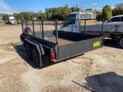 2015 8x5 Tandem Trailer Grey Colour with Mesh Cage - 4