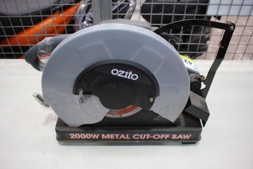 Metal Cut-off Saw, Make: Ozito, 2000w, Electric, 240v, Single Phase