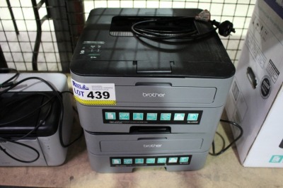 2 x Laser Printers, Make: Brother, Model: HL-L2305W, Serial Nos: E78179G0N287305 and E78179B0N149282