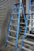 Step Ladder, Fibreglass, Make: Rhino, Model: Fcds08, Size: 2.4m, Maximum Load: 120kg