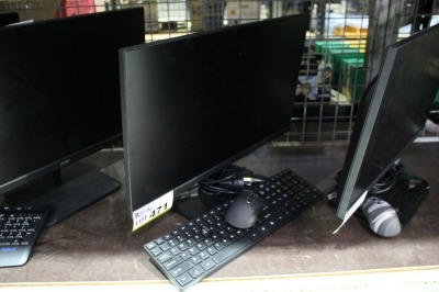 24" LCD Monitor, Make: Acer, Model: KA24Y, Serial: 3407632985, Electric, 240v, Singles Phase with
Wireless Keyboard/Mouse