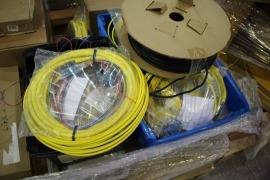 Pallet containing various quantities of Fibre Optic Cable, Ethernet Cable, Adapters - 2
