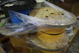 Pallet containing quantity of Optical Fibre Cable, Part Used, various Gauges and Lengths - 2