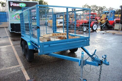 Trailer, John Pappas Dual Axle, Side Cages, Loading Ramp