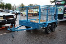 Trailer, John Pappas Dual Axle, Side Cages, Loading Ramp - 2