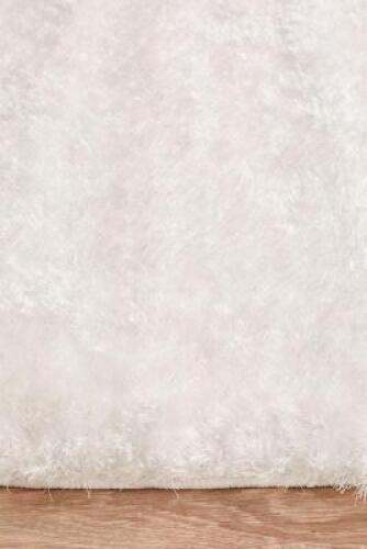 Oslo White 85x55cm Shag & Flokati Rug