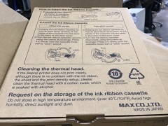 Box of MAX BEPOP CPM CPM 100 SL-R101T black ribbon (4) - 2