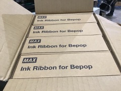 Box of MAX BEPOP CPM CPM 100 SL-R101T black ribbon (4) - 3
