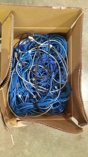 Box of ethernet cables