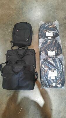 Bundle - 2x Dell Laptop bag, 4x Lenovo ThinkPad 15.6" Basic Backpack