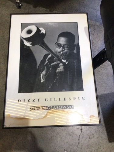 DNL Dizzy Gillespie Stefan Grabowski framed poster