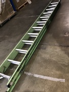 Green ladder