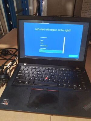 Lenovo thinkpad L14 [S/N: PF-2J325X_T/N: 20U5-00JAU] AMD Ryzen Pro 7