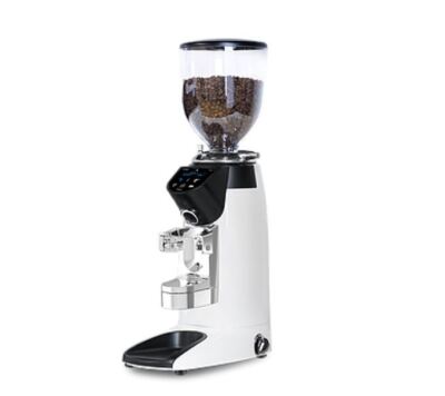 Compak PKF Grinder Matte White Refer to second image for Coffee Holder Type (Ex Demo Coffee stains/residual)