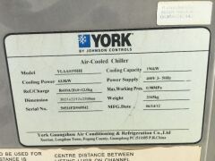 2x York Air-Cooled Chillers (2012) 196kW Cooling Capacity - 4