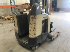 Crown RR5020-45 Electric Reach Stand Up Forklift with 5650 Hours, good working order - 2