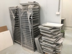 2 x Tray Storage Racks & Trays