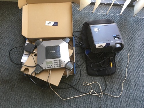 Panasonic Conference Phone & ACER XD1150 Digital Projector