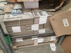 8 x Various size Pallets of Cardboard Boxes, Sign Written - 3