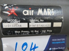 Stainless Steel Actuator Valve
Make: Air Mars
Model: A-0450SR4 - 2