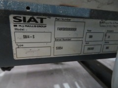 Carton Taping Machine
Make: Siat
Model: S8/4 S
DOM: 2009 - 7