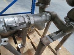 Stainless Steel Diaphragm Pump on Stand
Make: Wilden - 4