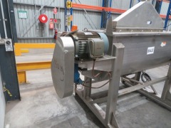Stainless Steel Ribbon Blender with Current Controller & Time Controller on Stainless Steel Frame & Aluminium Platform, Fall Dell Manufacturer - 3
