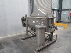Stainless Steel Ribbon Blender with Current Controller & Time Controller on Stainless Steel Frame & Aluminium Platform, Fall Dell Manufacturer - 4