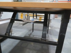 Folding Table, Steel Frame, Laminated Timber Top
1500 x 750 x 720mm H - 2