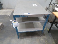 Stainless Steel Workbench with Understorage, Stainless Steel Frame & Top
1120 x 720 x 800mm H - 2