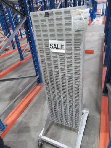 Part Bin Storage Rack, Double sided on mobile base
530 x 630 x 1550mm H
