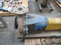 Motor & Pump on Steel Base
Pump Ingersoll Dresser, Model: 2.100-65 CPX315
100mm Inlet, 65mm Outlet - 3