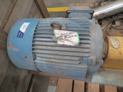 Motor & Pump on Steel Base
Pump Ingersoll Dresser, Model: 2.100-65 CPX315
100mm Inlet, 65mm Outlet - 6