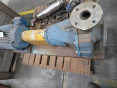 Motor & Pump on Steel Base
Pump Ingersoll Dresser, Model: 2.100-65 CPX315
100mm Inlet, 65mm Outlet - 7