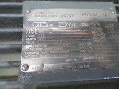 Hitachi 3 Phase Electric Motor
22Kw
965 RPM - 4