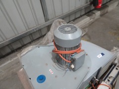 Extraction Fan with Motor
600mm Fan Powered by 5.5Kw 3 Phase Electric Motor
Model: GA853 - 2