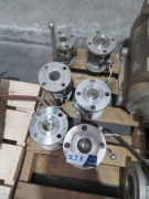 6 x Stainless Steel Ball Vales, various sizes - 2