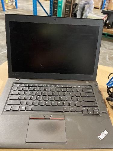 ThinkPad Lenovo T460 - No Hard drive- Damaged Ports- Cracked Screen- Charger