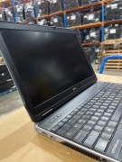 DELL LATITUDE E6540- NO HARD DRIVE- NO CHARGER- WILTED RUBBER ON SCREEN - 4