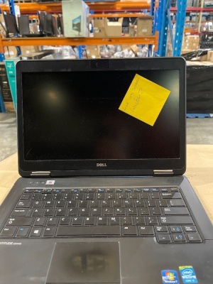 DNL DELL LATITUDE E5440- NO CHARGER- NO HARD DRIVE- LINE ON SCREEN- COVERED IN STICKERS