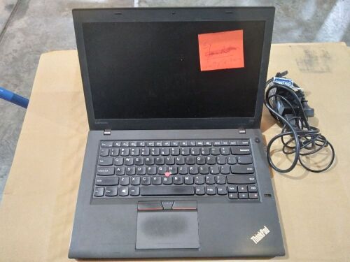 ThinkPad Lenovo T460 | No HardDrive | SN: PC-0BCM1J | +Charger | No Battery, has Minor Scratches and scuff marks