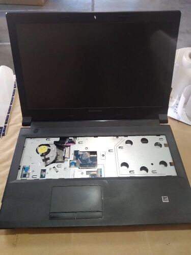 DNL Lenovo B50-80 /80EW | NO HardDrive | S/N: MP1356V3 | No Charger, Minor scratches and suff marks, missing 12 back screw, cracked air vent grid on left side, no keyboard and missing CD roam component.