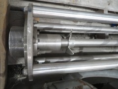 Industrial Agitator & Motor
Stainless Steel Frame & Shaft
Powered by 7.5Kw 3 Phase Motor
300mm Dia x 1800mm L
Condition unknown - 2