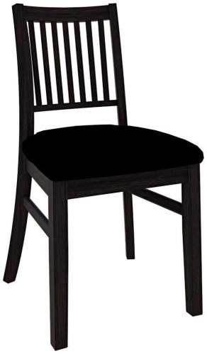 2x Avenue Dining chairs 49 x 54.4 x 89.5 Brushed Onyx CD-VAVE-03-ONYX