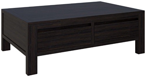 Avenue Coffee Table 2 Drawers 120 x 65 x 40 Brushed Onyx CD-VAVE-07-ONYX