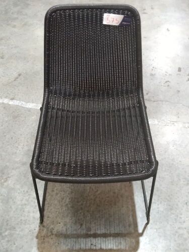 DNL Plastic basket weave chair x1 | please refer to images